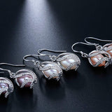 Set 925 Sterling Silver 100% Natural Freshwater Pearl Jewelry 