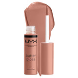 NYXX Butter Gloss, Non-Sticky Lip Gloss - Creme Brulee (Natural)