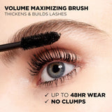 L’Oreal Paris Makeup Voluminous Original Volume Building Waterproof Mascara, Black, 0.28 Fl. Oz.