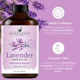 Lavender Essential Oil 4 Oz - 100% Pure and Natural - Premium Grade with Glass Dropper