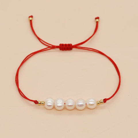 Vintage Freshwater Pearl Adjustable Bracelets