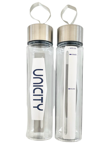 Botella Unicity con medidas! Tapa en Stainless Steel