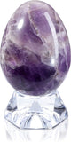 Natural Amethyst Egg Sphere  with Acrylic Stand 