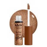 NYXX Butter Gloss, Non-Sticky Lip Gloss - Creme Brulee (Natural)