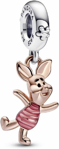 Pandora x Disney Winnie the Pooh Piglet Dangle Charm Rose