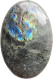 Moonstone Polished Stones, Oval Healing Palm Pocket Stone Indoor Fountain Stones Massage Energy Crystal