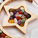 [Magic Crystal] Mixed Tumbled Crystal Stone with Wooden Tray