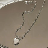 Artificial Pearl Rhinestones gold plated silver plated women's pendant necklace