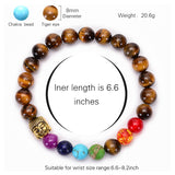 Unisex Natural Stone Tiger Eye Bracelets