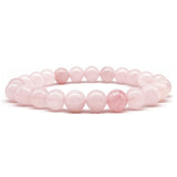 simple style solid color natural stone beaded bracelets