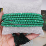 Solid Color Glass Bracelets
