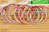 Wax Colorful Knitting Unisex Bracelets