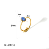 Choose your favorite Adjustable Stainless Steel Polishing Plating 18K Gold Plated Ring