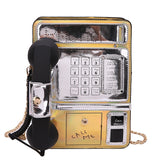 Telephone Shape Shoulder Bag
