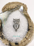 Owl "Búho" Cage Pendant with Rhinestones